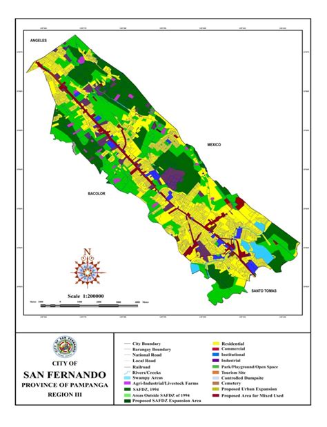 city of san fernando pampanga map